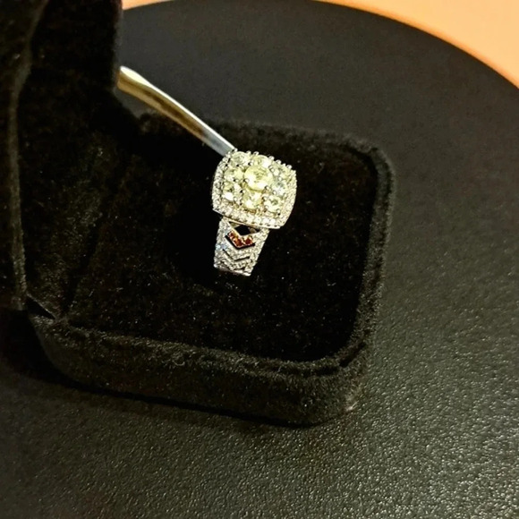 *RARE* Chrysoberyl & Natural White Zircon, Brown Zircon Ring - Picture 6 of 7